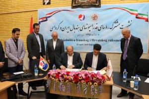 تفاهم نامه همکاری دو فدراسیون هندبال ایران و کرواسی امضاء شد